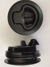 Boat / Caravan / 4WD, Black Slam Latch Flush Mount Door Latch 62mm