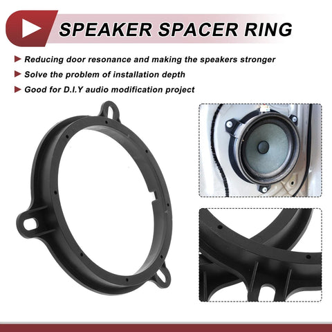 Nissan Murano (2003-2008) 6.5" Adaptor Speaker Spacer Rings