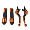 BMW R1200GS Orange Extendable Brake Clutch Levers & Handlebar Grips (2004-2012)
