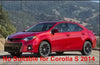 Toyota Corolla Sedan (2014-2018) Mud Flaps Splash Guards (4 pcs)
