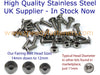 Suzuki GSX-R400 Stainless Fairing & Windscreen Clip Set
