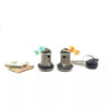 Toyota Corolla 4-Doors E20 KE20 TE21 KE25 TE27 Door Lock & Retainer Clip Set