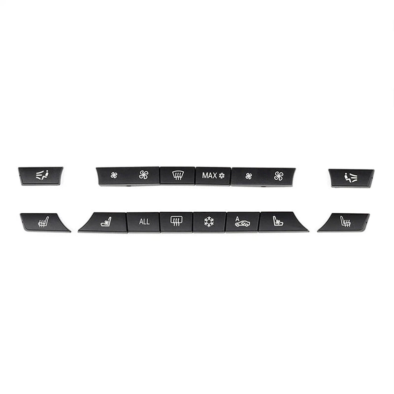 BMW 5 6 7 F10 14Pcs Button Key Cap Repair Kit (2010-2017)