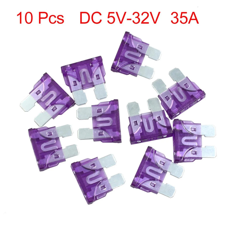 Car, Motorcycle, Boat Fuse / 10pcs / Universal Medium Blade Style Fuse