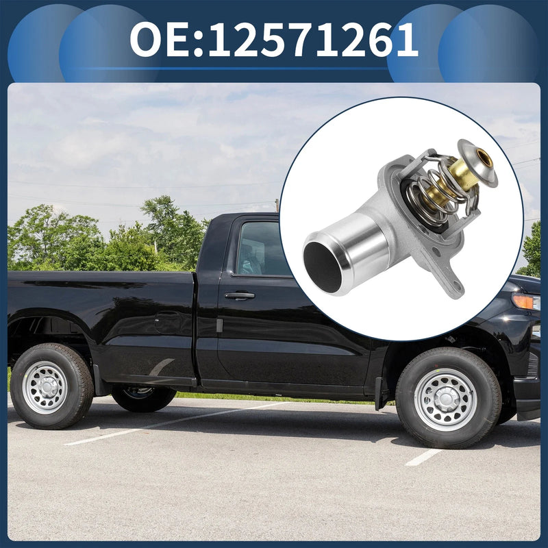 Chevrolet Silverado 1500 2500 Engine Coolant Thermostat Housing (1999 - 2003)