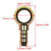 Motorcycle Car 10mm ID Hose Barb 16mm Banjo Fitting Fuel Line Adapter 2 x