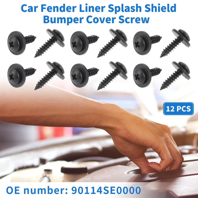 Honda Accord 12 x Car Fender Liner Splash Shield Bumper Cover Screws (2006-2007)
