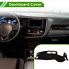 Mitsubishi Outlander 3 PHEV GN0W Black Red Dash Cover Mat (2013-2023)