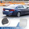 BMW 530i 540i M5 (2001-2006) Silver Tone Rear Tow Hook Cover