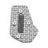 BMW F900XR Brake Pedal Extension Pin Enlarger CNC Silver (2020-2022)