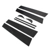 Toyota Camry 8 Pcs Door Window B Pillar Post Cover Trim (2018-2021)