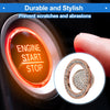 Land Rover Rose Gold Tone Push Start Button Cover 4cm