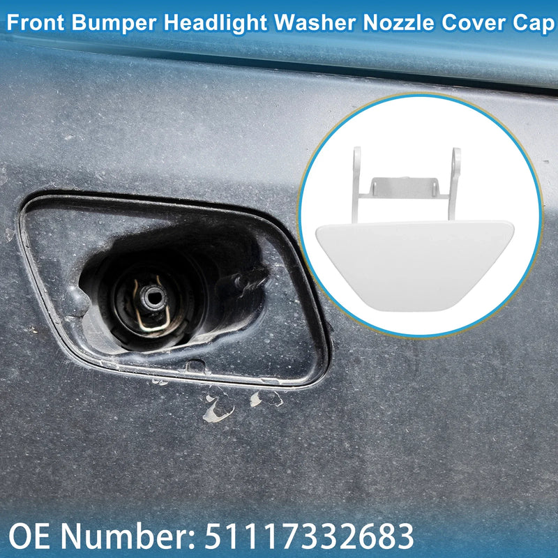 BMW 528i (2014-2016) - White Washer Nozzle Cover