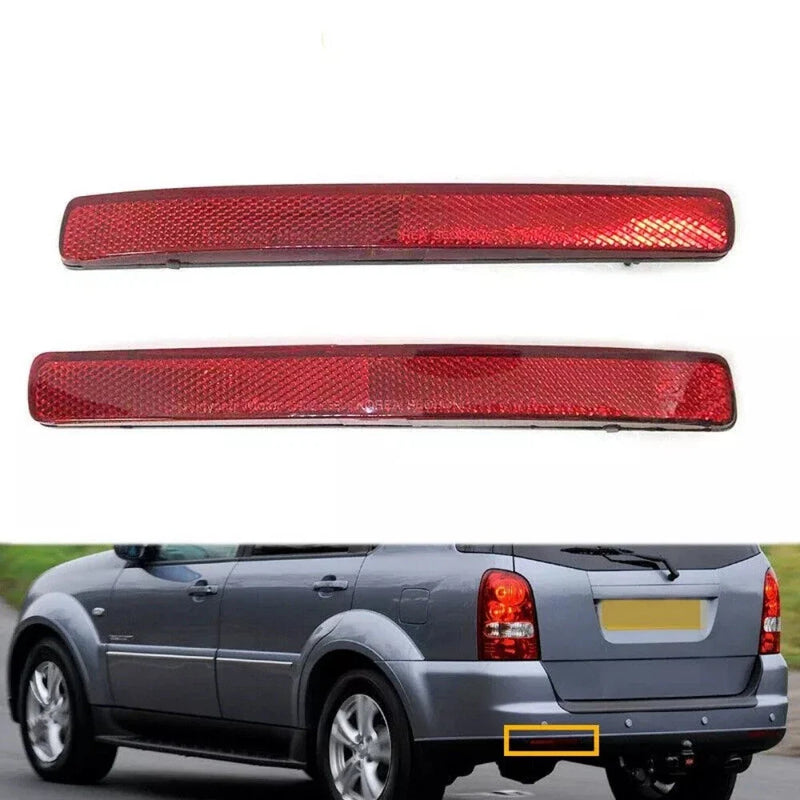 Ssangyong Rexton Kyron Rear Bumper Reflectors (2005-2017)