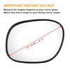 TOYOTA RAV4 Left Side / Mirror Glass / with Back Heated (1994–2000)