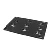 Mazda 2 Black Front Bumper Tow Hook License Plate Mount Bracket (2011-2014)