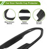 Ford Edge Carbon Fiber Black ABS 8 x Pieces Car Door Handle Cup Protectors