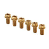 Motorcycle Bike 6pcs M8x30mm Titanium Torx Head Flange Bolts