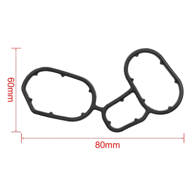 BMW E90 E46 Black Engine Oil Filter Seal Gasket (2006-2013)