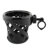 Round Handlebars 7 / 8"-1" (22-25mm) Black - Universal Fit Cup Holder
