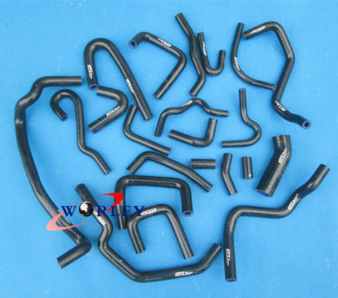Nissan Silvia CA18DET 180SX 200SX S13 Blue Silicone Radiator Hose (1989-1994)