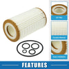 Mercedes Engine Oil Filter Set (A0001802609, A0001802309)