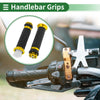 Motorcycle Gold Tone 7/8" 22mm Hand Grips Cover Kit