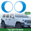 Jeep Wrangler Car Headlight Trim Bezels (2024)