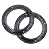 2pcs 2 inch Audio Speaker Cover Mask Frame Grille Black