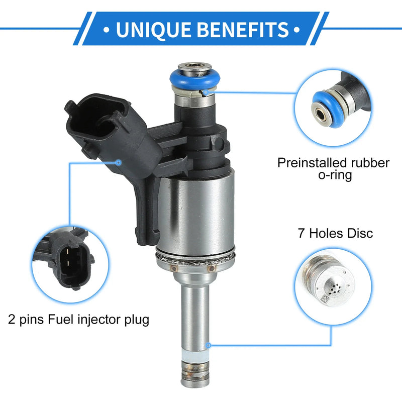 PEUGEOT 508 1.6 THP Fuel Injector 1 x No.13537591623 (2010-2018)