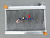 Honda TRX250 TRX250R Aluminum Radiator + Black Hose (1988-1989)