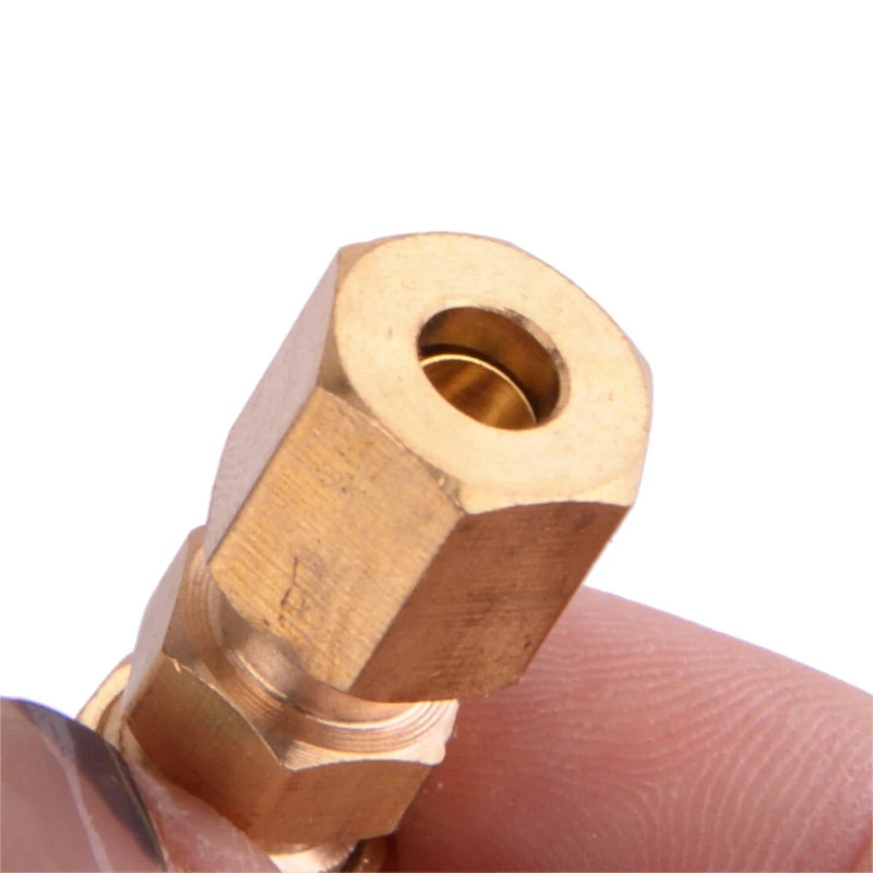 3 / 16" Tubing 10Pcs Brass Brake Line Compression Fittings