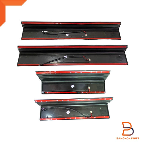 Ford Ranger PX1 PX2 PX3 Blue LED Door Sill Scuff Plate (2012-2022)