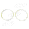 Car 80mm COB LED Angel Eyes Halo Fog Lamps (12-24V)