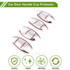 BMW X3 Car Door Handle Cup Protector 4 Pcs Chrome Silver Tone (2022-2023)