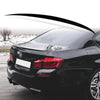BMW 5-Series F10 (2010-2017) - Gloss Jet Black Rear Boot ABS Spoiler