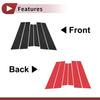 Peugeot 3008 Black Door Window Trim 6 Pcs (2013-2019)