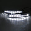 Car Driving Fog Lamp - White Bright 8LED Daytime Running Lights