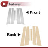 Nissan Maxima (2009-2015) Chrome Silver 6 x Car Door Pillar Window Trim