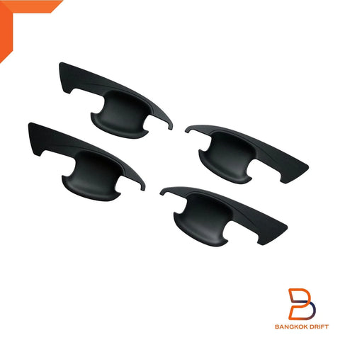 Holden Colorado Ute Matte Black Door Handle Insert Bowl Trim (2012-2022)