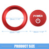 Honda Accord 2018-2022 Aluminum Red Ignition Button Sticker
