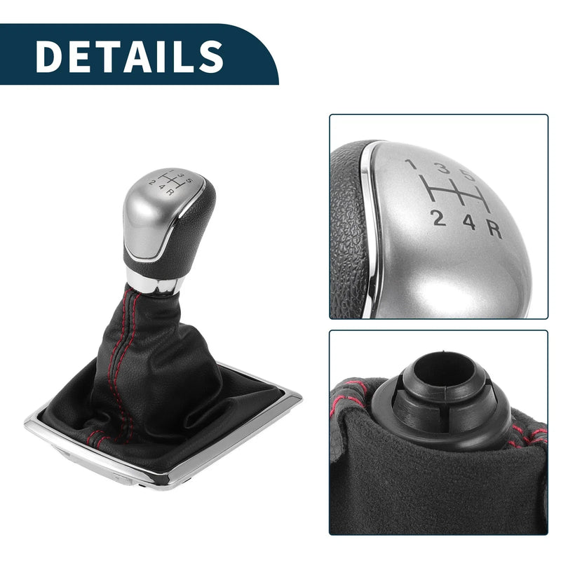 Ford Focus MK2 5 Speed Manual Gear Shift Knob & Cover (2006-2011)