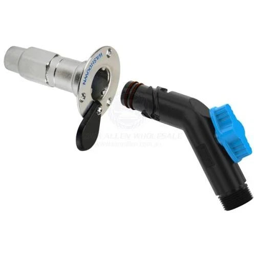 OMC / Bombardier Models Deck Wash Outlet 130° Adaptor with Faucet