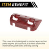 Jeep Wrangler JL JLU (2018-2024) Carbon Fiber Red Rear Window Switch Panel Cover