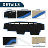 Honda N-Van JJ1 JJ2 (All Years) - Black Blue Protector Dashboard Cover Mat