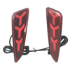 Toyota CHR (2017-2018) Red Rear Bumper Lights  Taillights