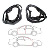 Mercedes-Benz W126 260SE 380SE 500SE 560SE 1979-1981 Front Door Weatherstrip Set