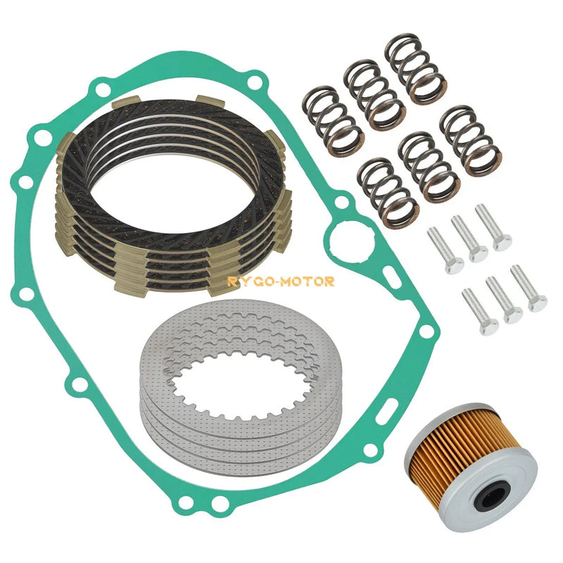 Kawasaki KLX110 3x Clutch Gasket&Friction Plates&Oil Filter (2002–2024)