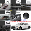 Hyundai Sonata Carbon Fiber ABS Interior Cover Trim Decor 14x (2020–2023)