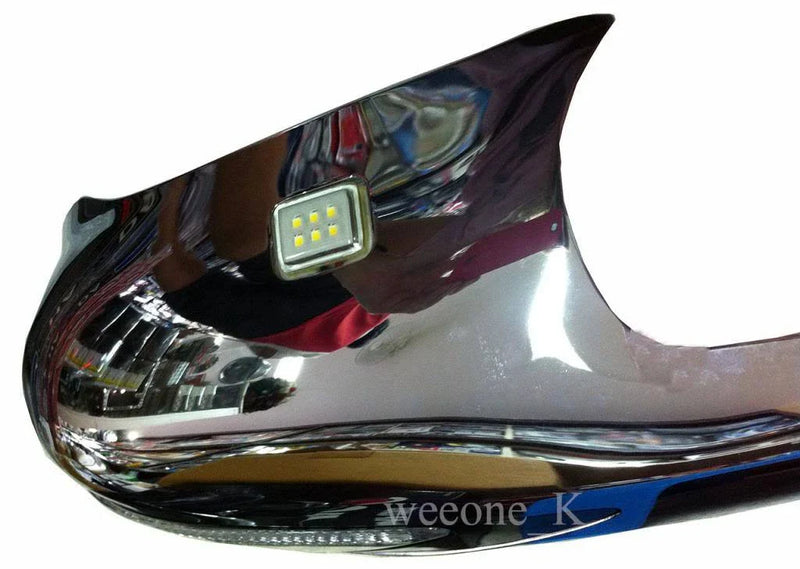 Toyota Hilux MK7 L.E.D Chrome Mirror Covers (2012-2013)